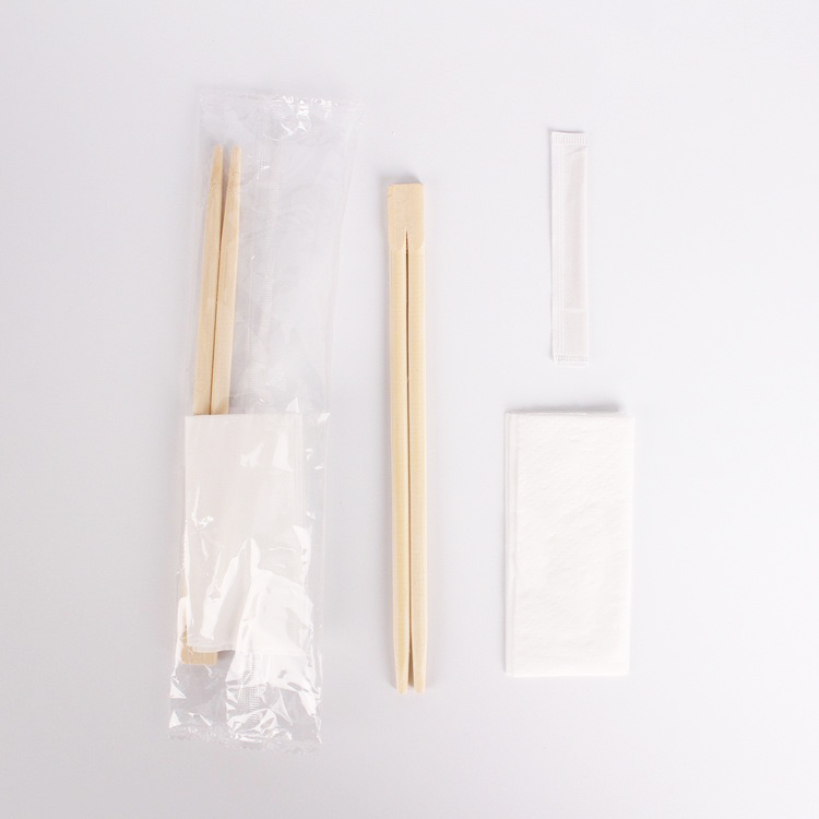 Chopsticks Indiúscartha 3-Píosa Socraigh Le haghaidh Lón Earraí Boird Socraigh Opp Scannán Set