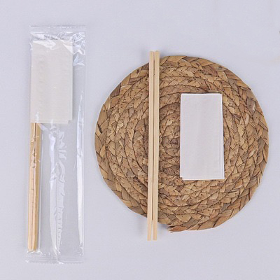 Chopsticks Indiúscartha 2-Píosa Earraí Tábla Bia beir leat Socraigh Opp Scannán Set